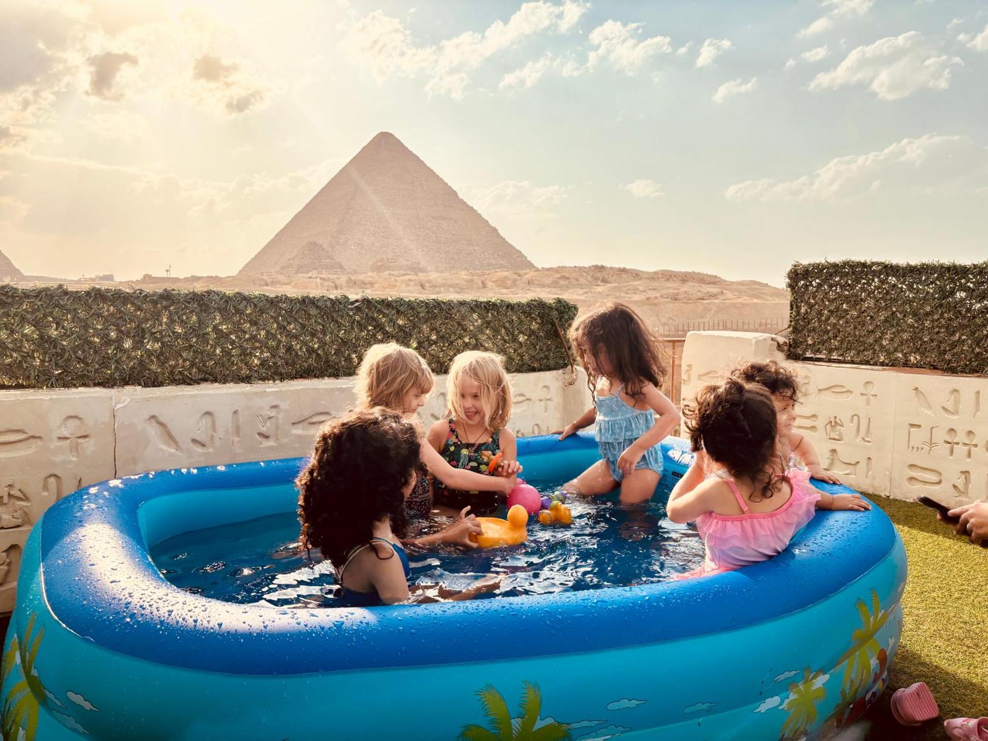 Solima Pyramids Inn Kafret el-Gabal Exterior foto